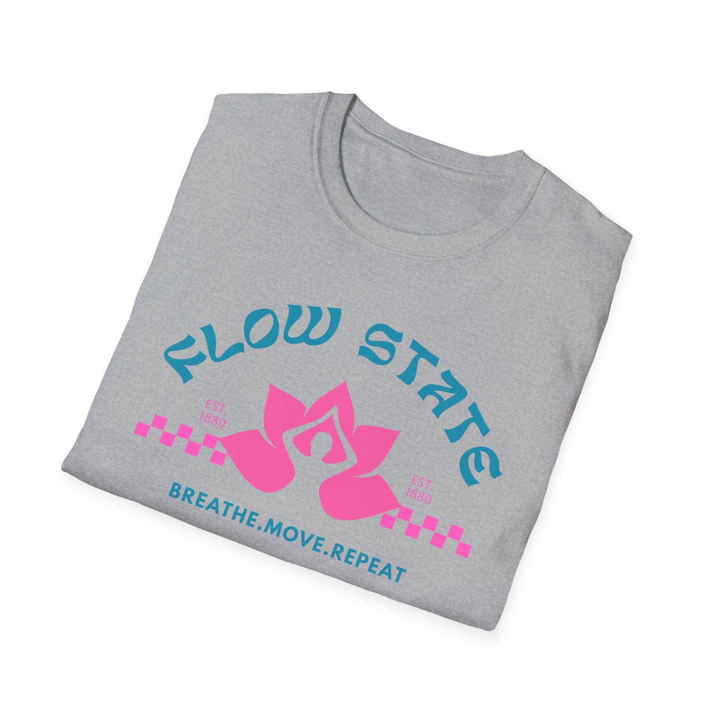 Flow State Breathe Move Repeat Tee