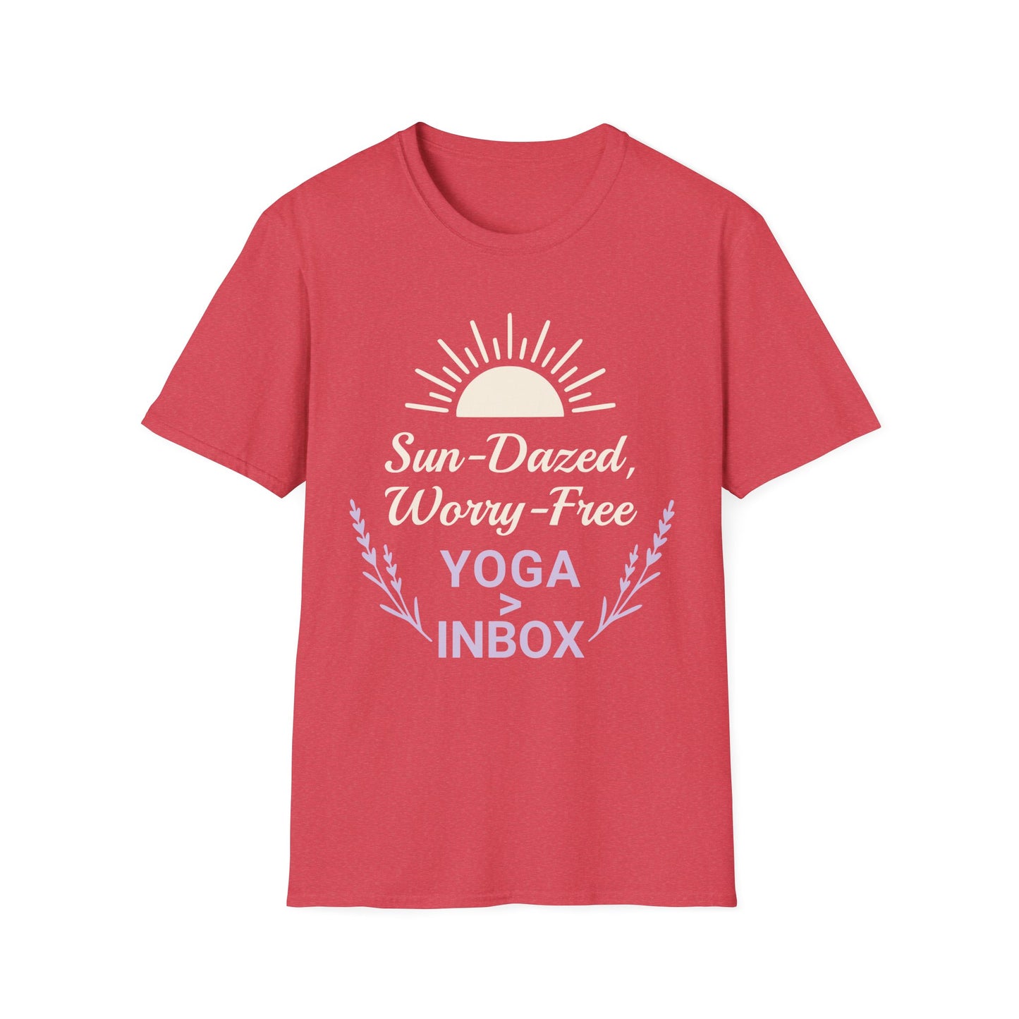 Sun-Dazed, Worry-Free Yoga>Inbox Tee
