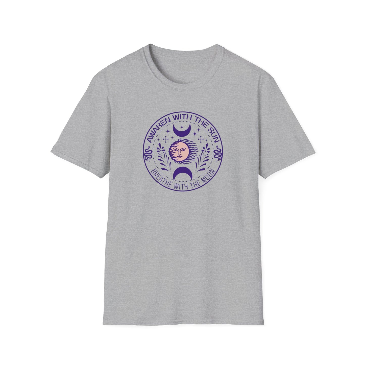 Awaken With The Sun Breathe With The Moon Tee