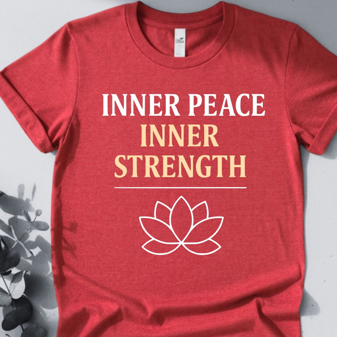 Inner Peace Inner Strength Tee - Yoga Inspired Design