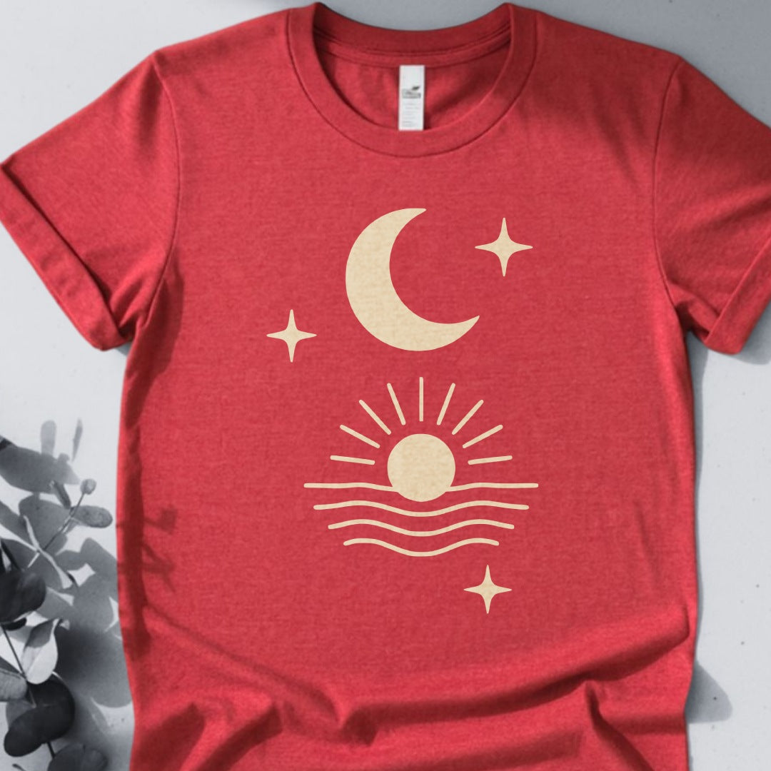 Lunar Flow Tee - Yoga inspired Design