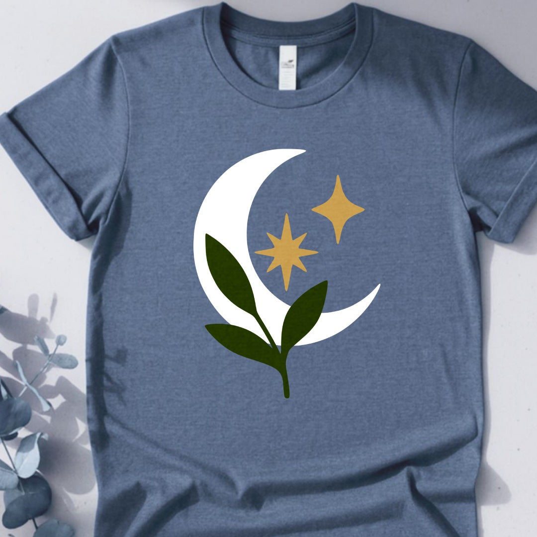 Rooted in Moonlight Tee - Yoga inspired Design