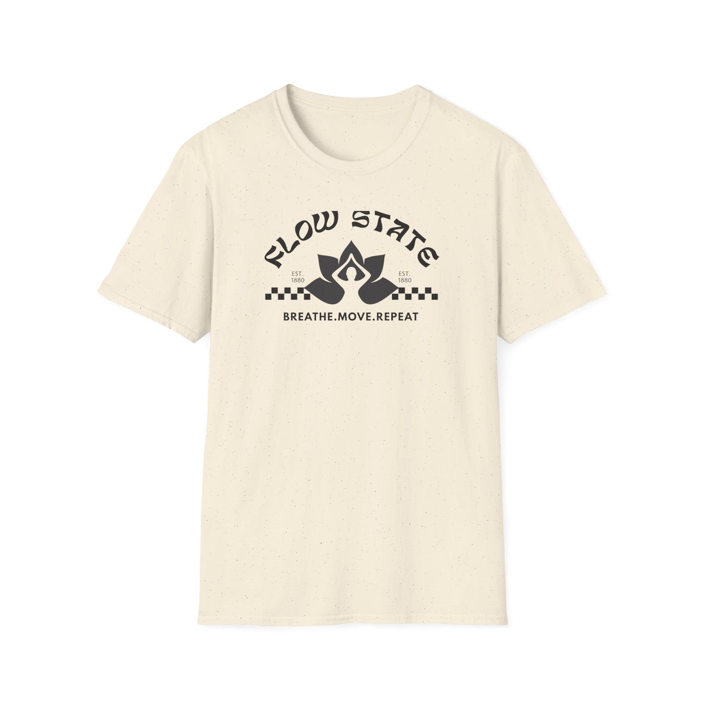 Flow State Breathe Move Repeat Tee2