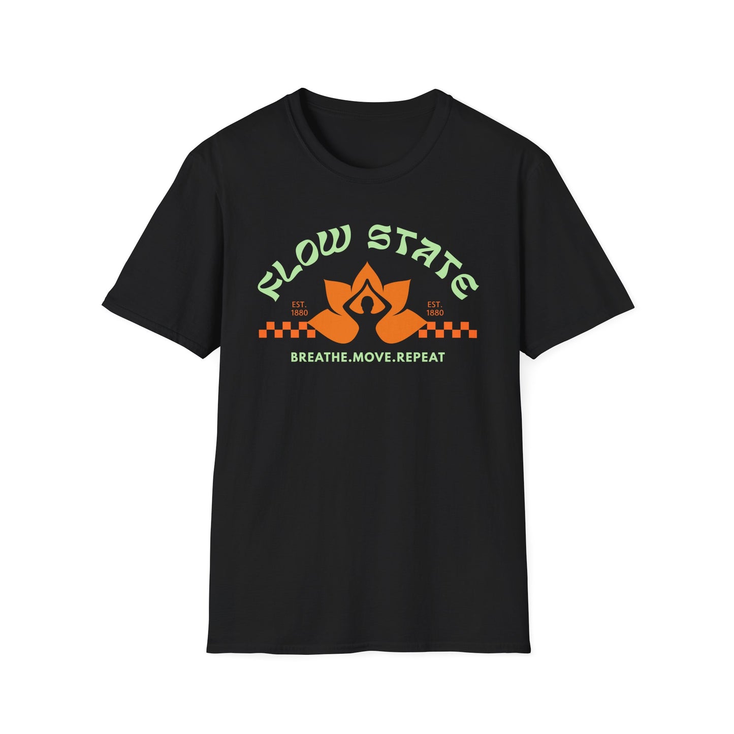 Flow State Breathe Move Repeat Tee