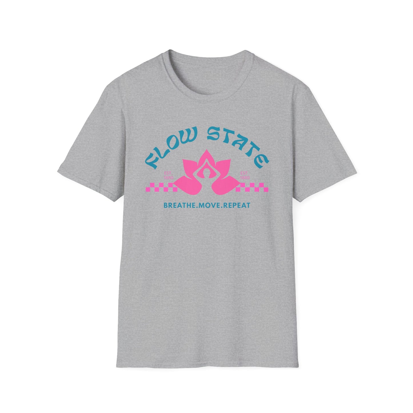 Flow State Breathe Move Repeat Tee