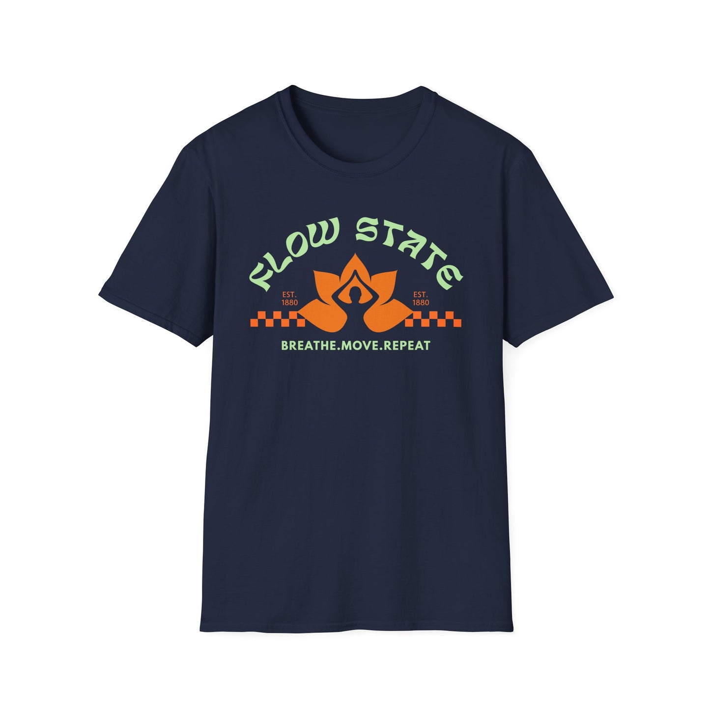 Flow State Breathe Move Repeat Tee