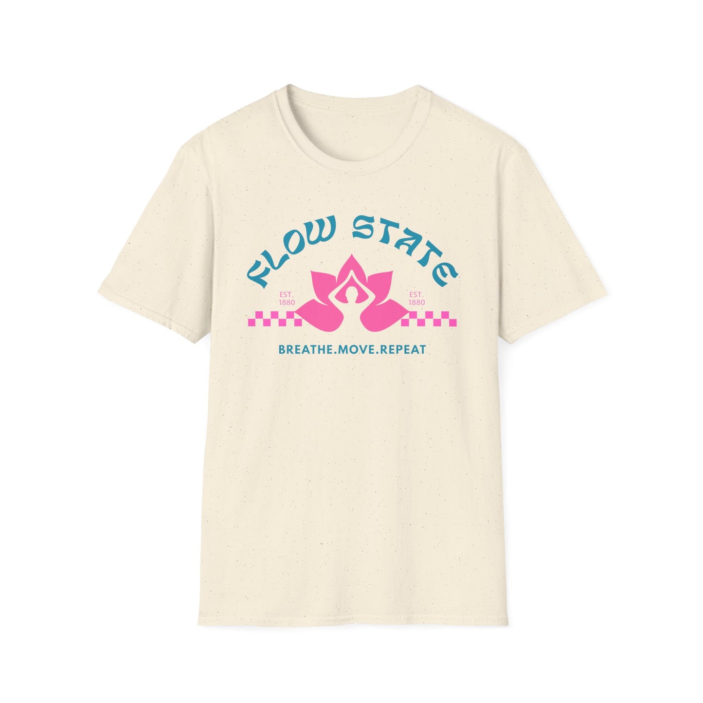 Flow State Breathe Move Repeat Tee