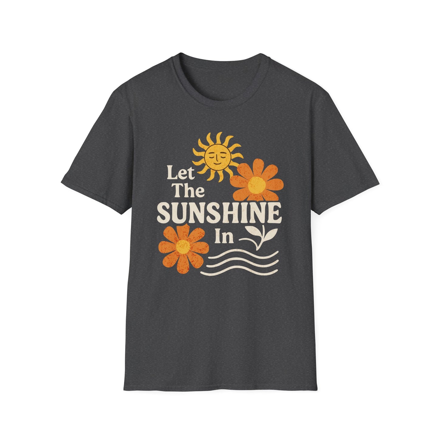 Let The Sunshine In Tee - Yoga Inspired Design