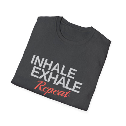 Inhale Exhale Repeat T-Shirt - Yoga Inspired Design