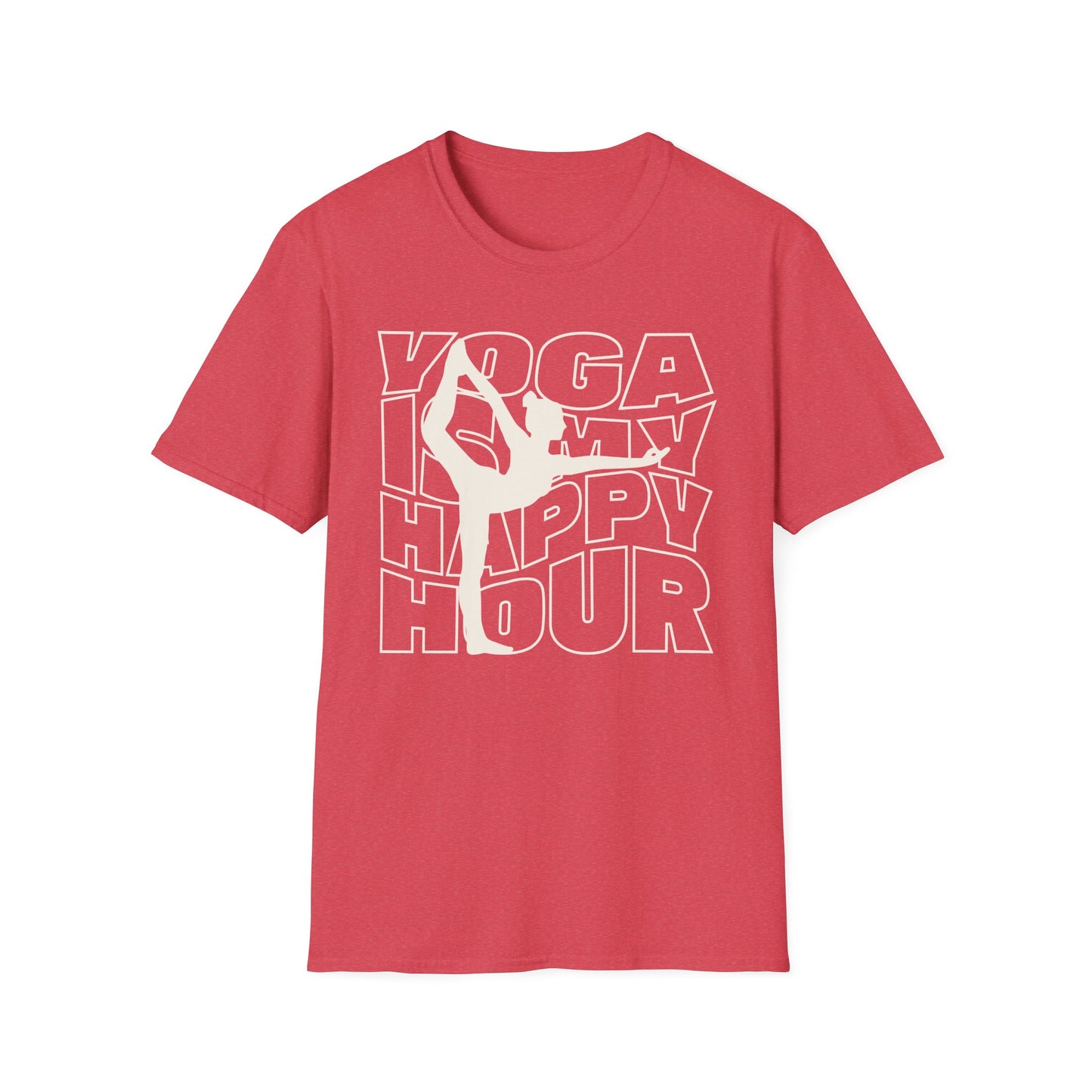 Yoga Is My Happy Hour Tee - Yoga Inspired Design