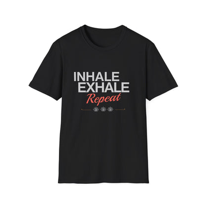 Inhale Exhale Repeat T-Shirt - Yoga Inspired Design