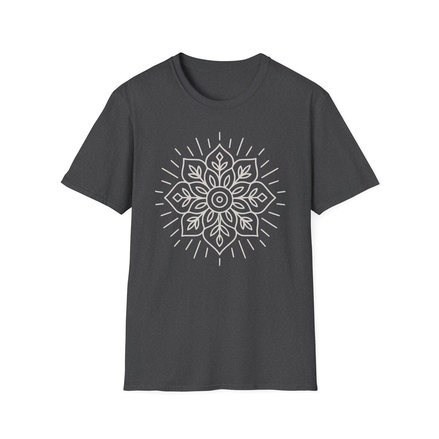 Radiant Bloom Tee - Yoga inspired Design