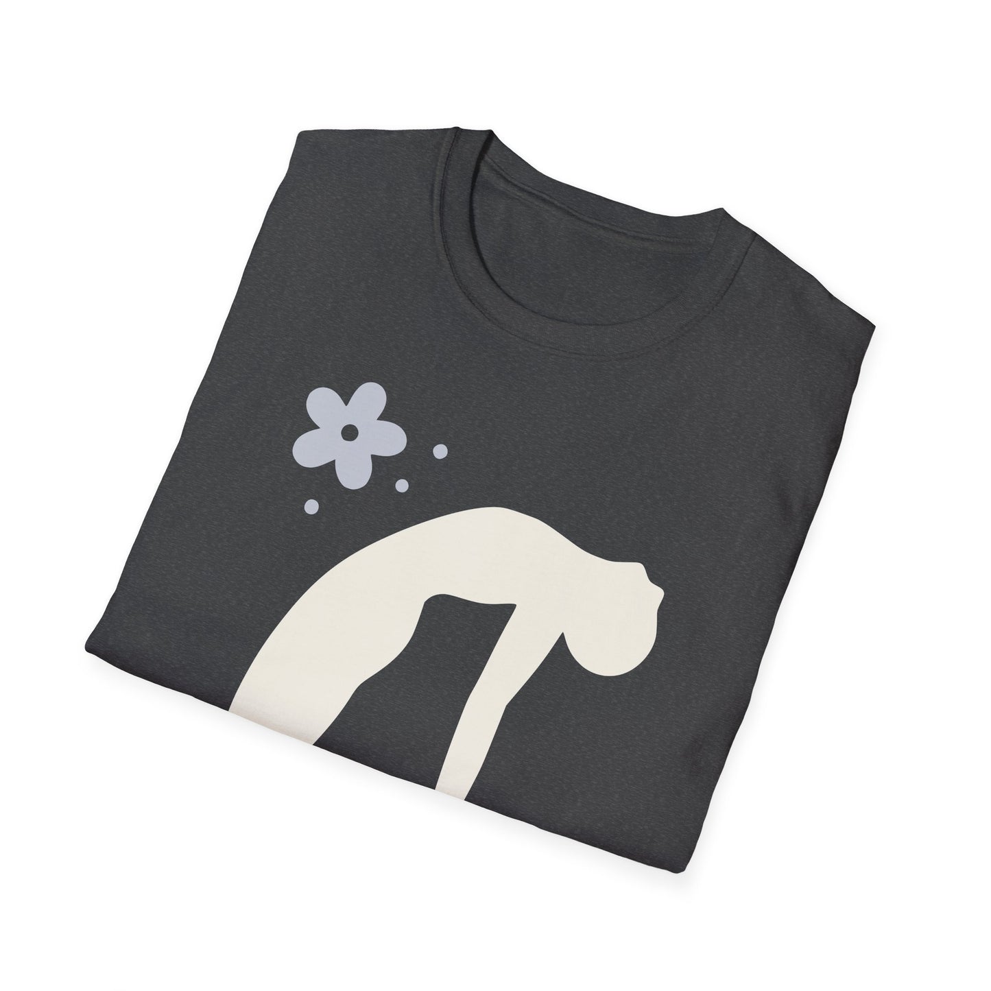Zen Arc — Minimal Camel Pose Yoga Tee