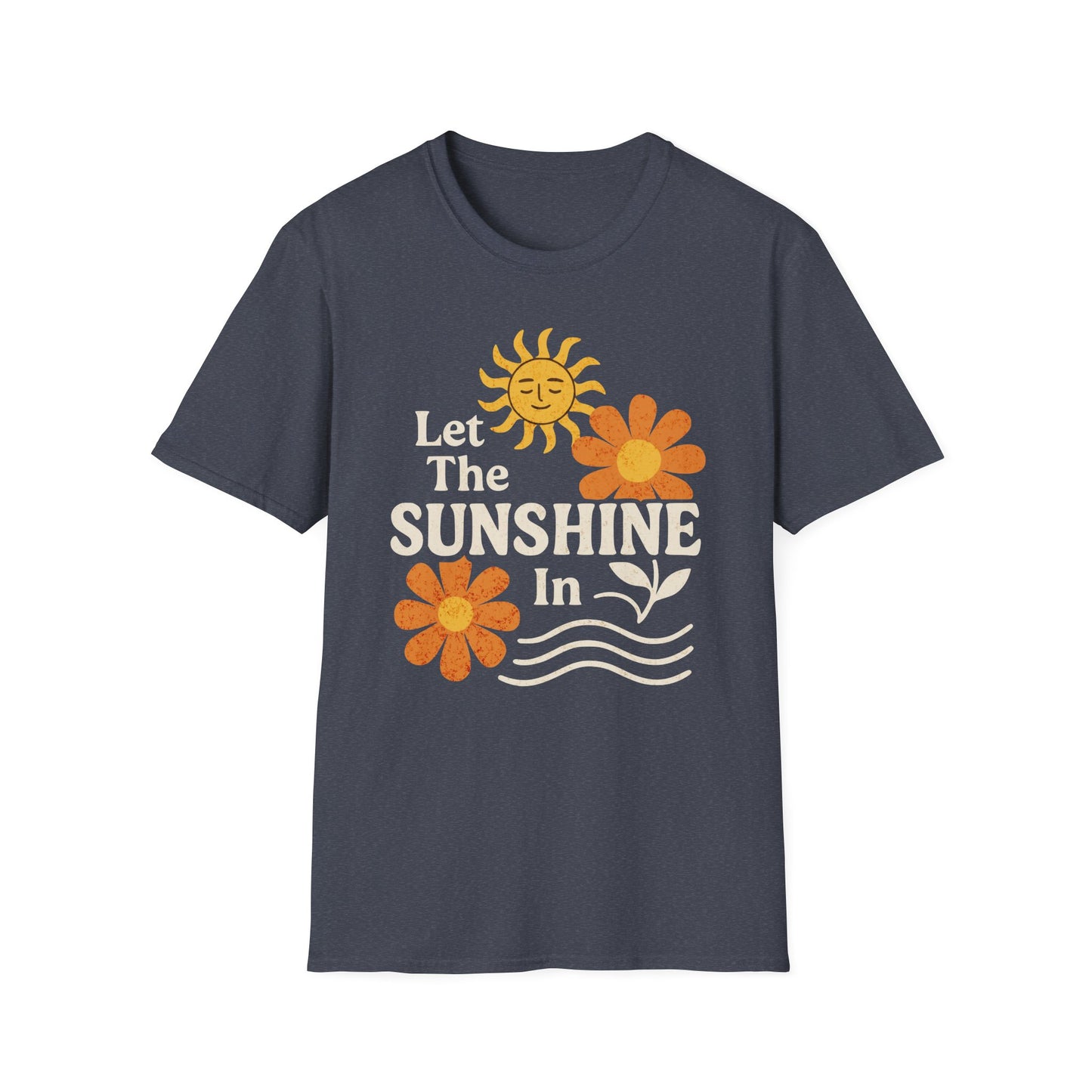 Let The Sunshine In Tee - Yoga Inspired Design