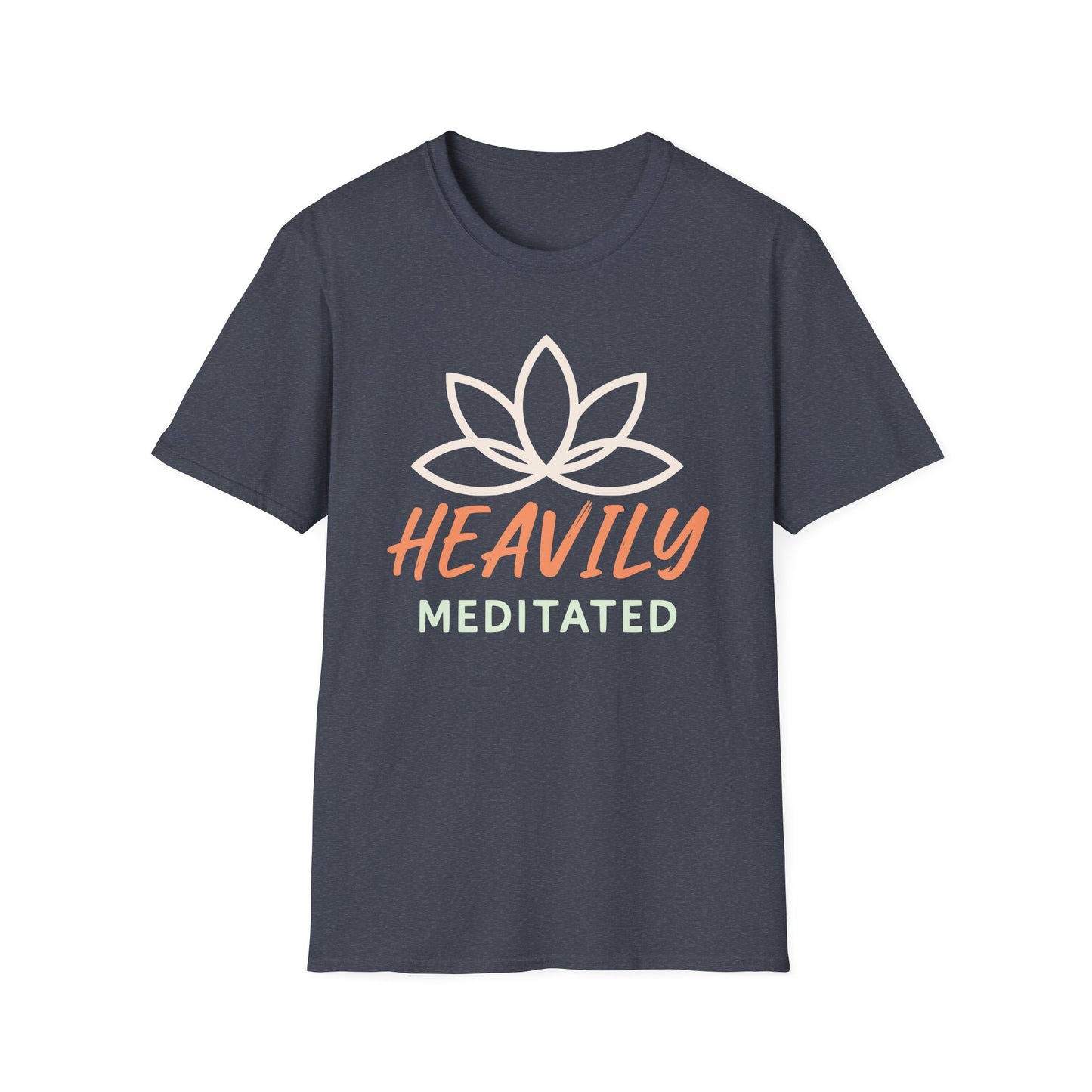 Heavily Meditated Tee - Yoga Inspired Design
