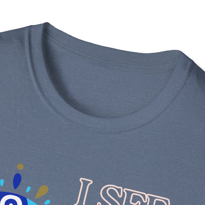 I See What You Don't Say T-Shirt - Yoga Inspired Design