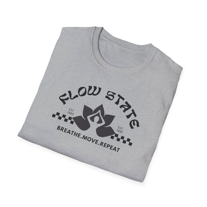Flow State Breathe Move Repeat Tee2