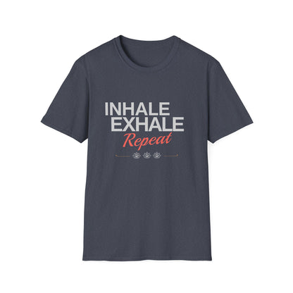 Inhale Exhale Repeat T-Shirt - Yoga Inspired Design