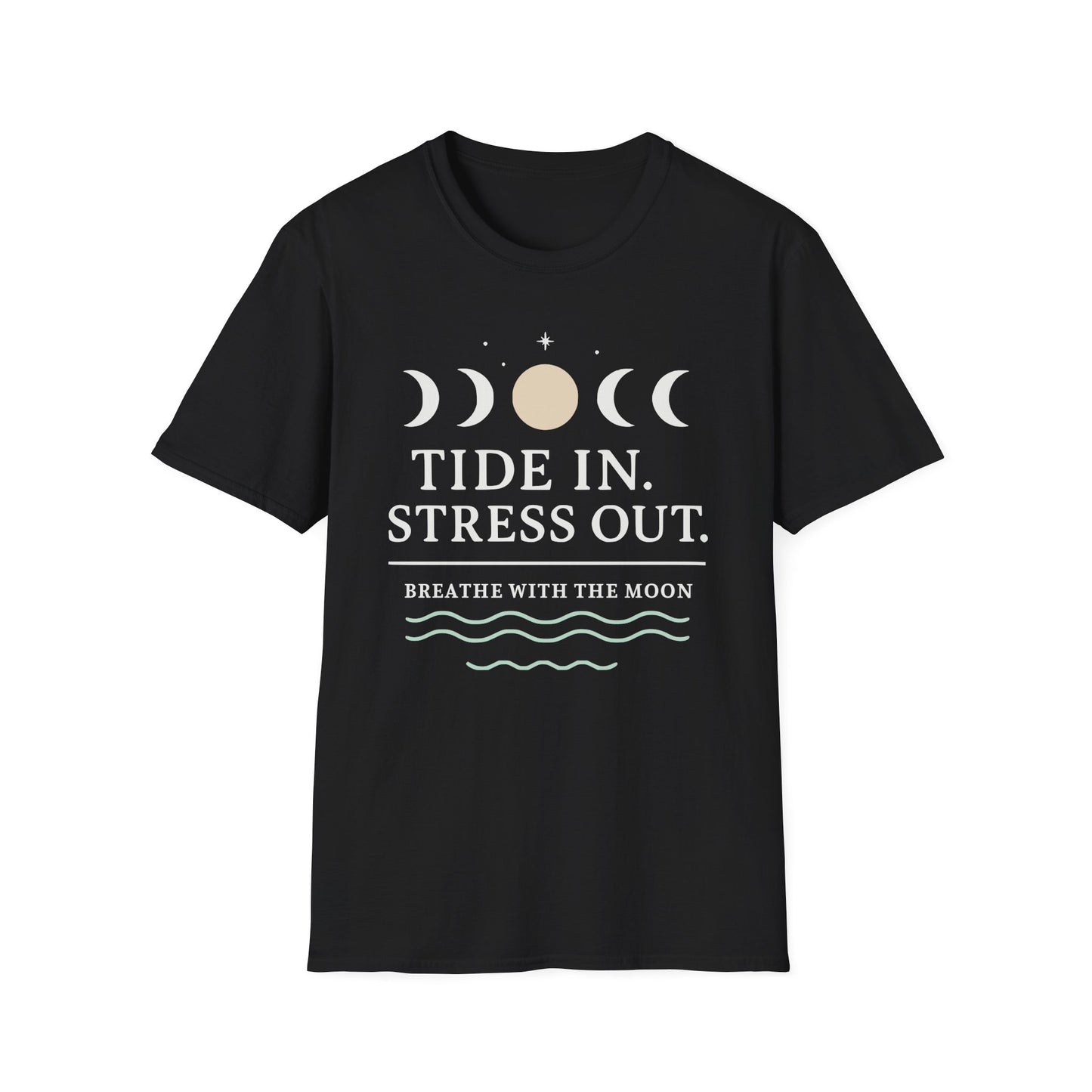 Tide In. Stress Out. Tee - Yoga inspired Design