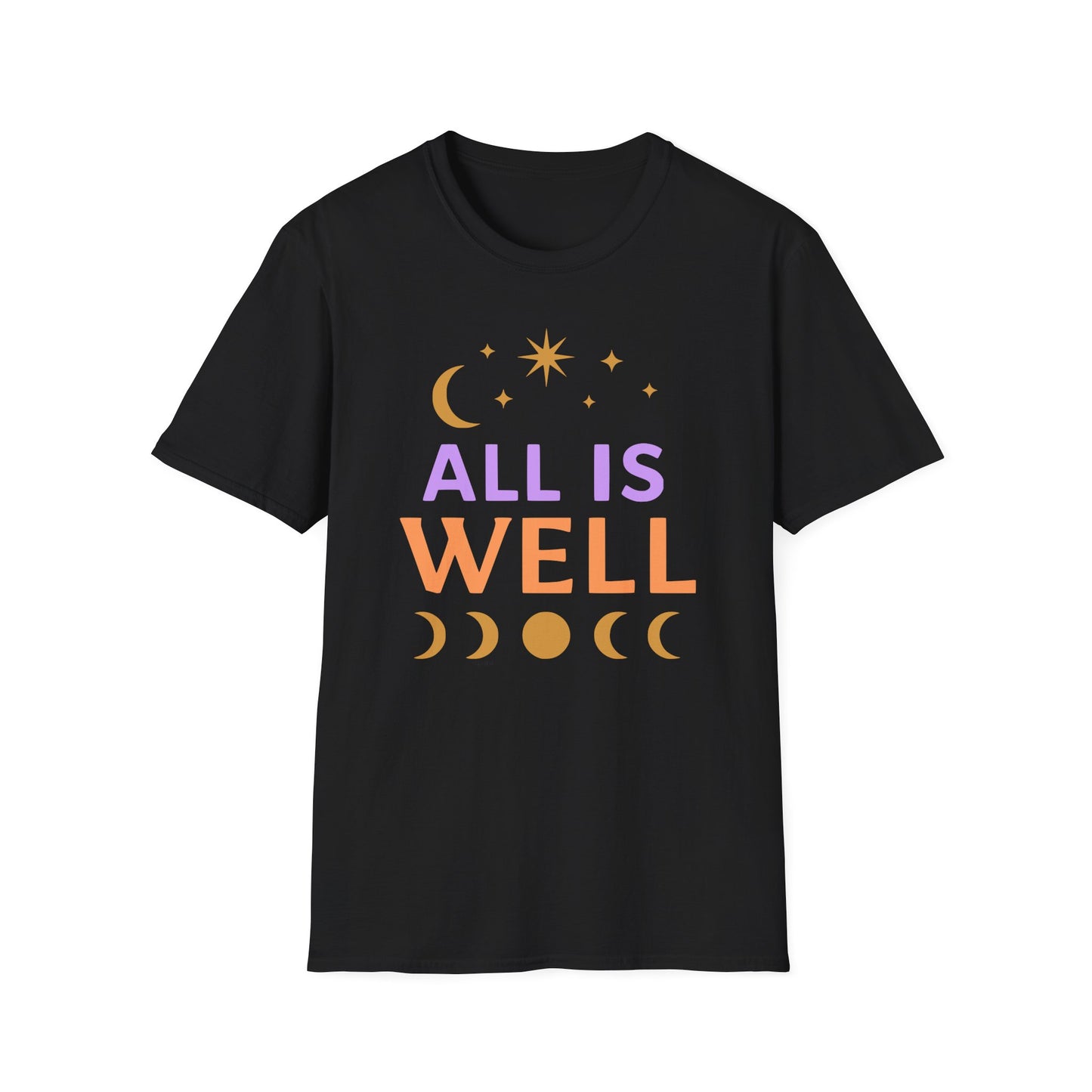 All Is Well T-Shirt - Yoga Inspired Design
