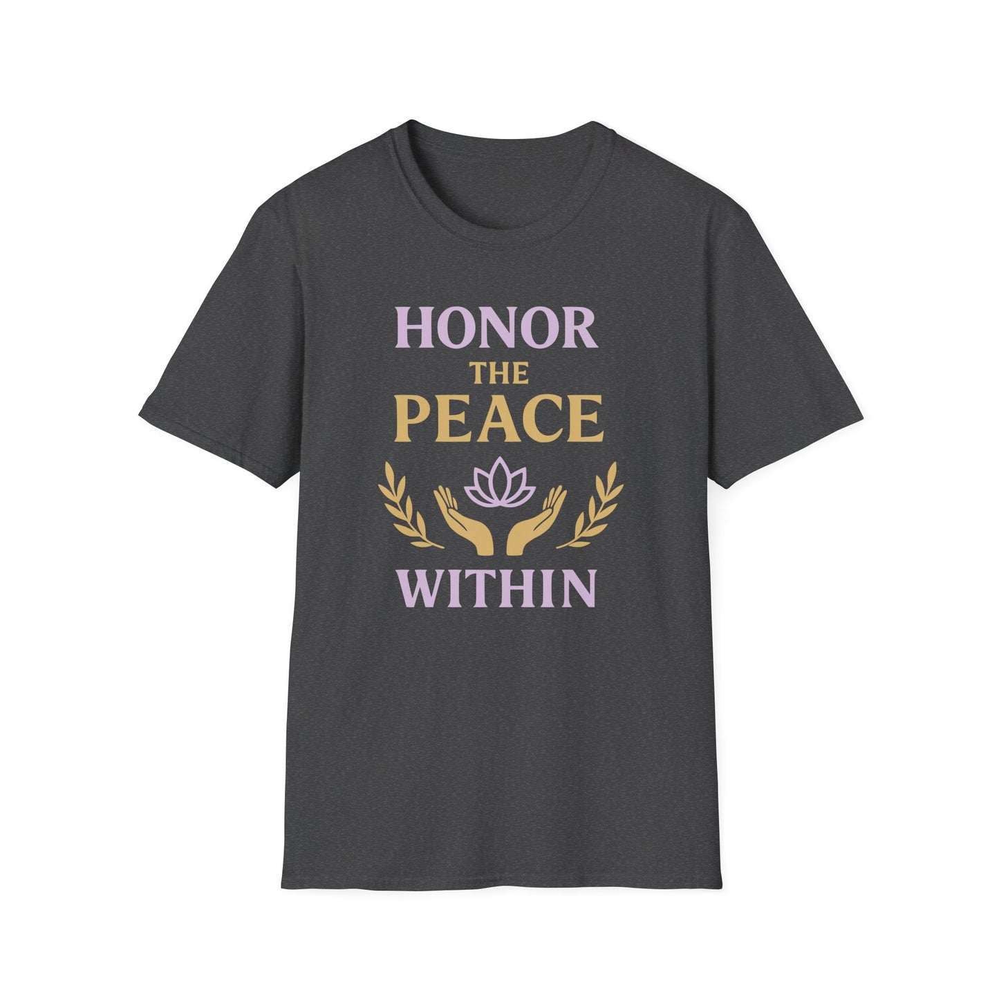 Honor The Peach Within Tee - Yoga Inspired Design