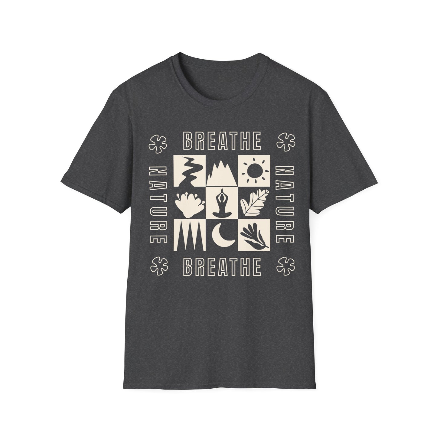 Breathe Nature Tee – Yoga Inspired Design