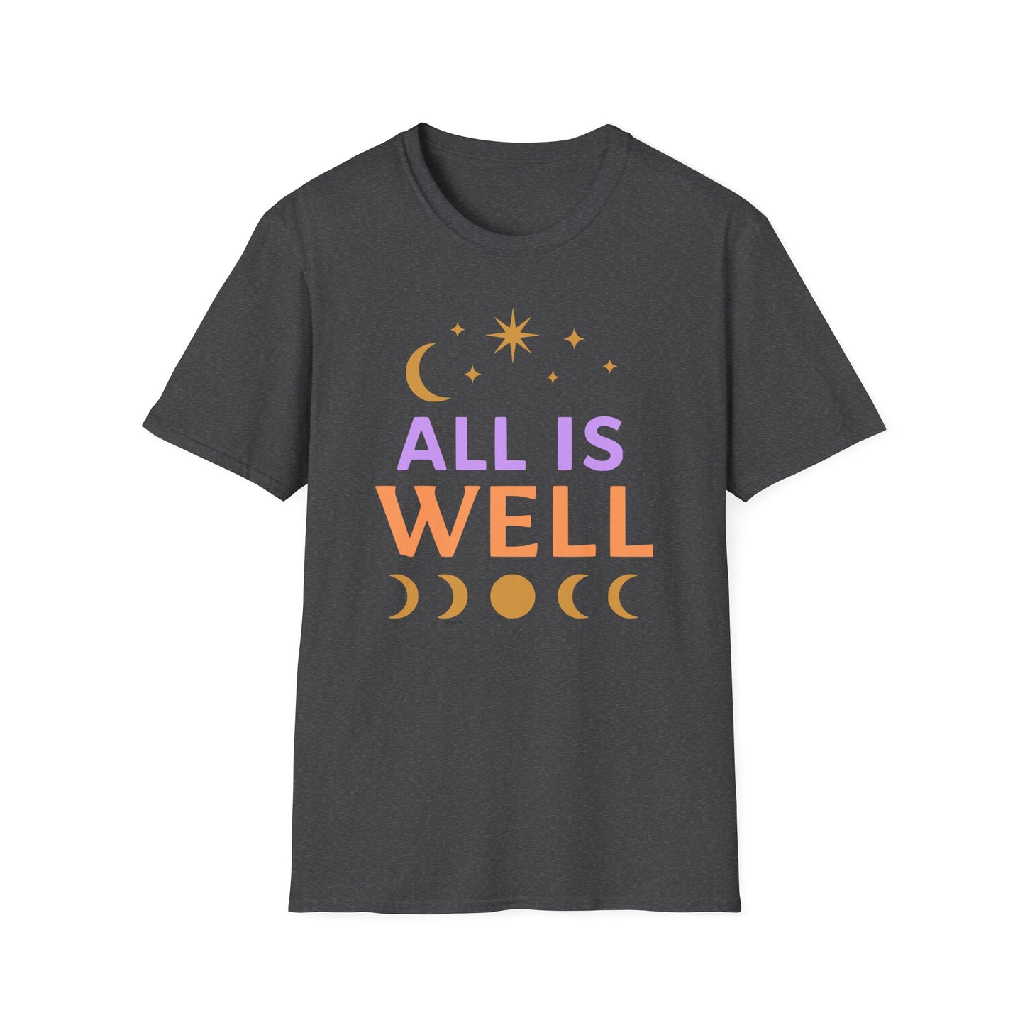 All Is Well T-Shirt - Yoga Inspired Design