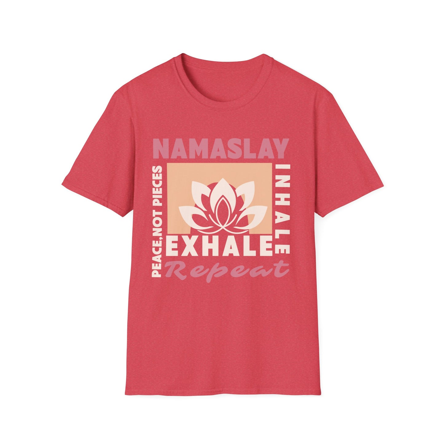 Namaslay Inhale Exhale Repeat T-Shirt – Yoga Inspired Design
