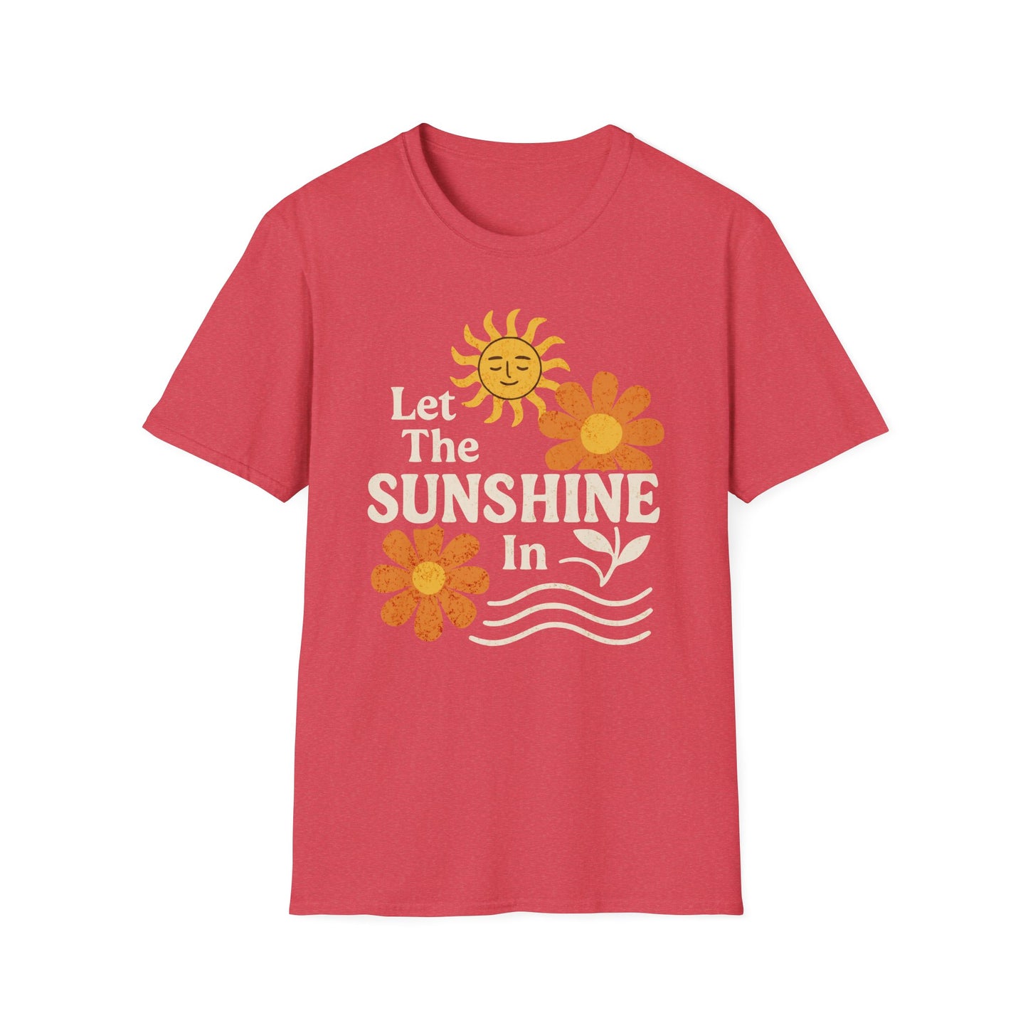 Let The Sunshine In Tee - Yoga Inspired Design