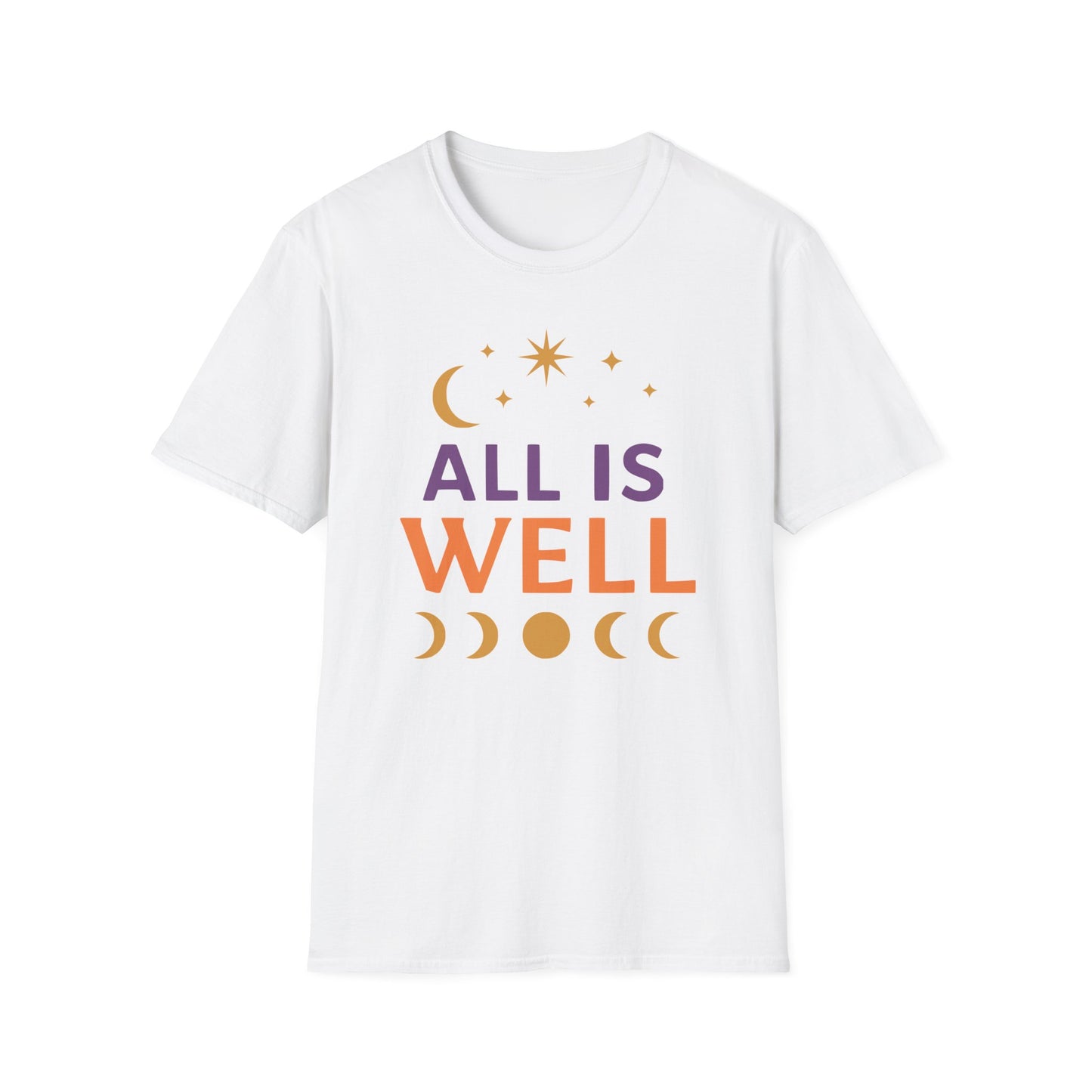 All Is Well T-Shirt - Yoga Inspired Design