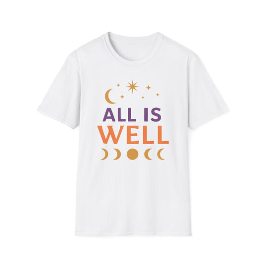 All Is Well T-Shirt - Yoga Inspired Design