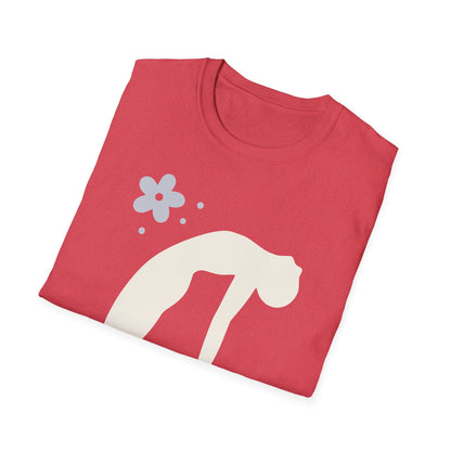 Zen Arc — Minimal Camel Pose Yoga Tee