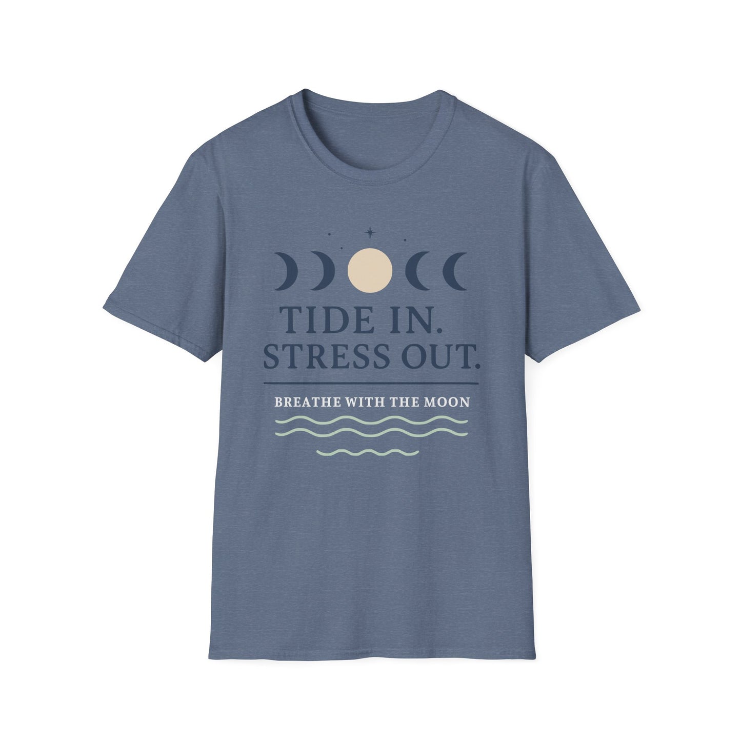 Tide In. Stress Out. Tee - Yoga inspired Design