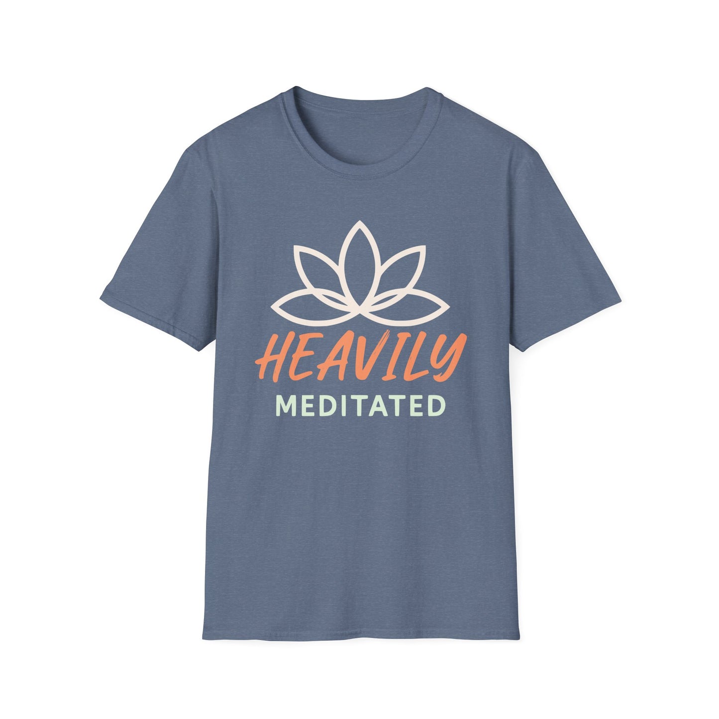 Heavily Meditated Tee - Yoga Inspired Design