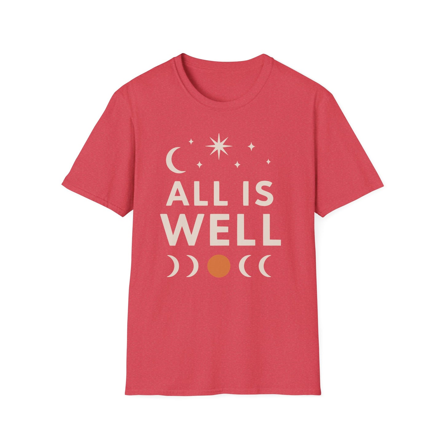 All Is Well T-Shirt - Yoga Inspired Design
