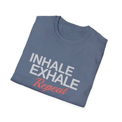 Inhale Exhale Repeat T-Shirt - Yoga Inspired Design