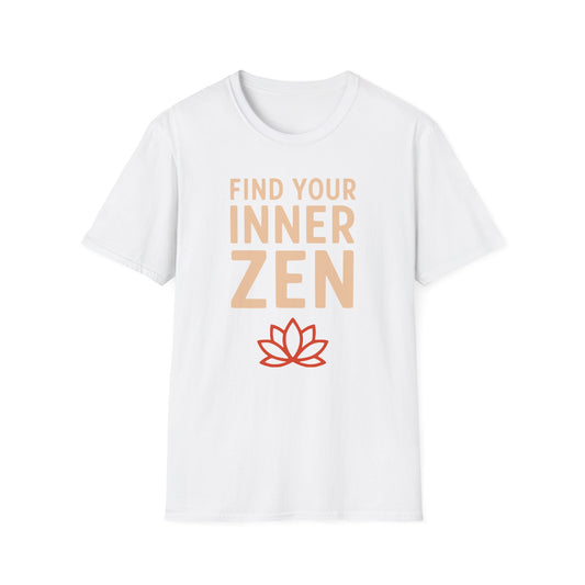 Find Your Inner Zen Tee - Yoga Inspired Design