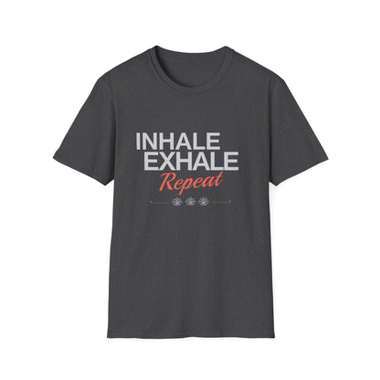 Inhale Exhale Repeat T-Shirt - Yoga Inspired Design