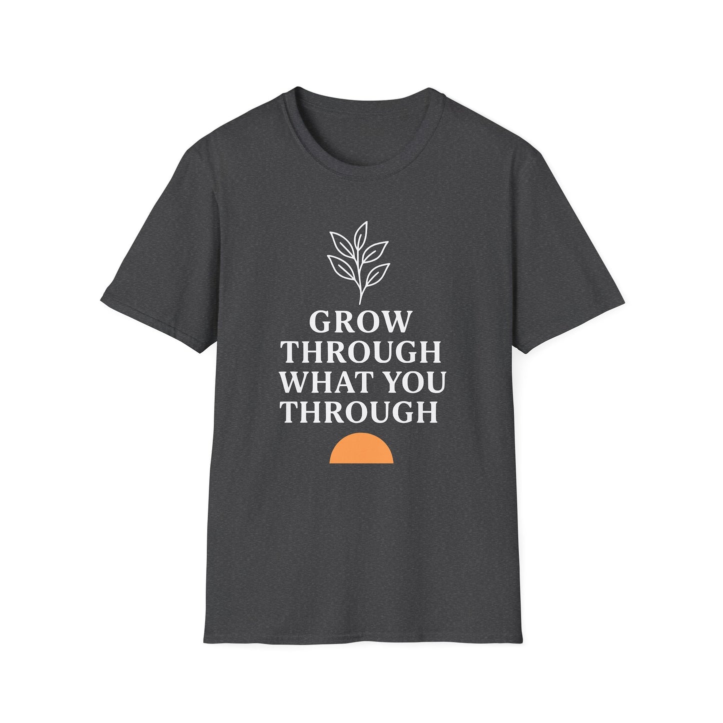 Grow Through What You Through Tee - Yoga Inspired Design