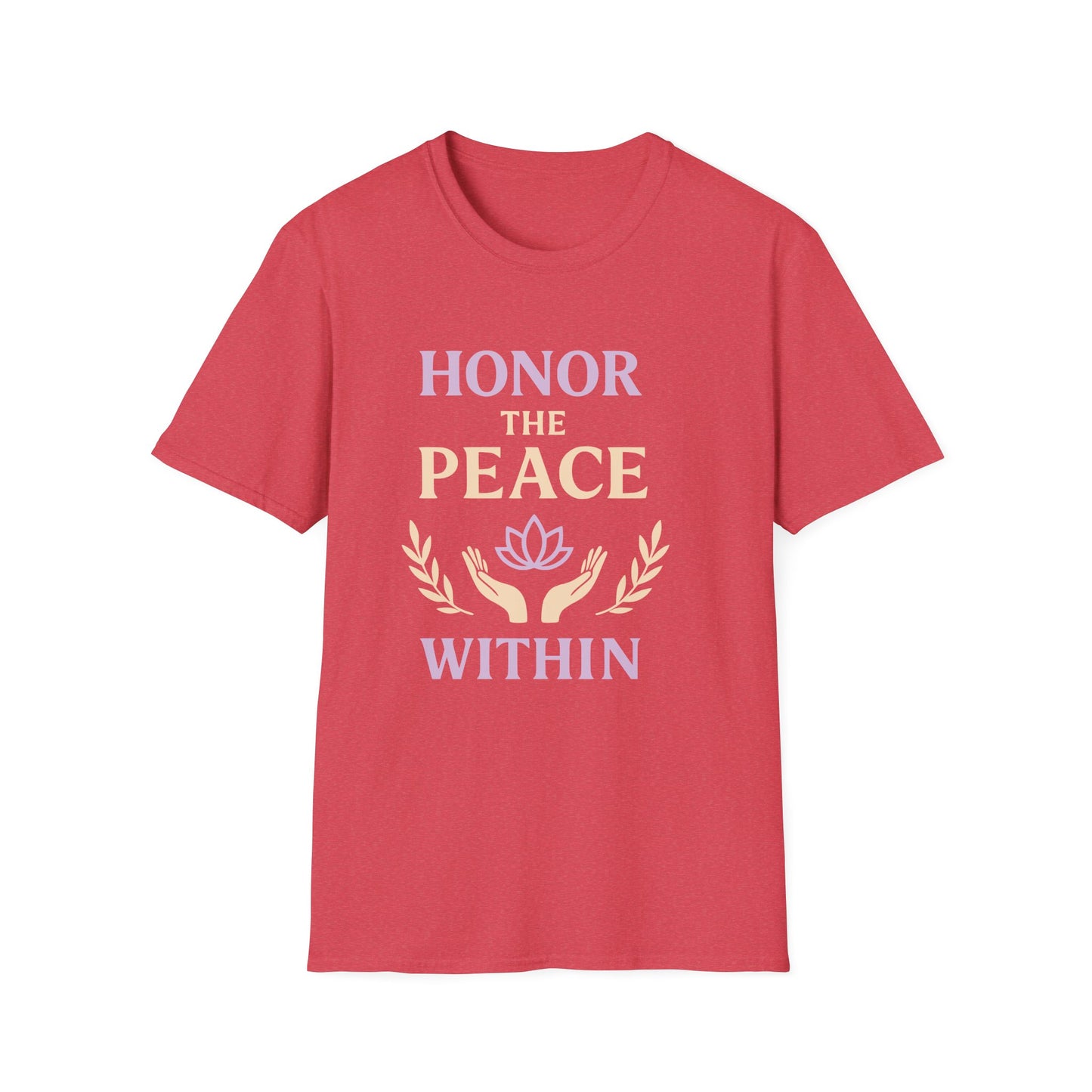 Honor The Peach Within Tee - Yoga Inspired Design
