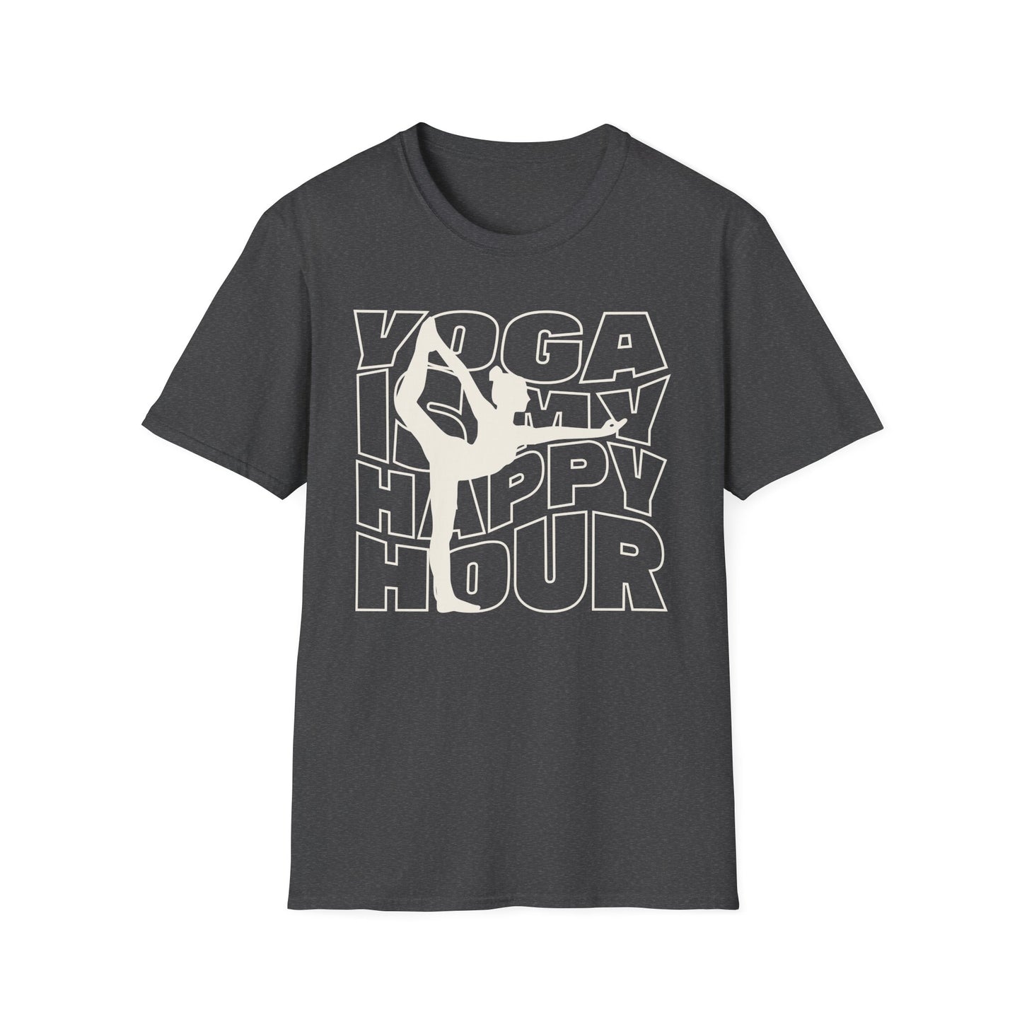 Yoga Is My Happy Hour Tee - Yoga Inspired Design
