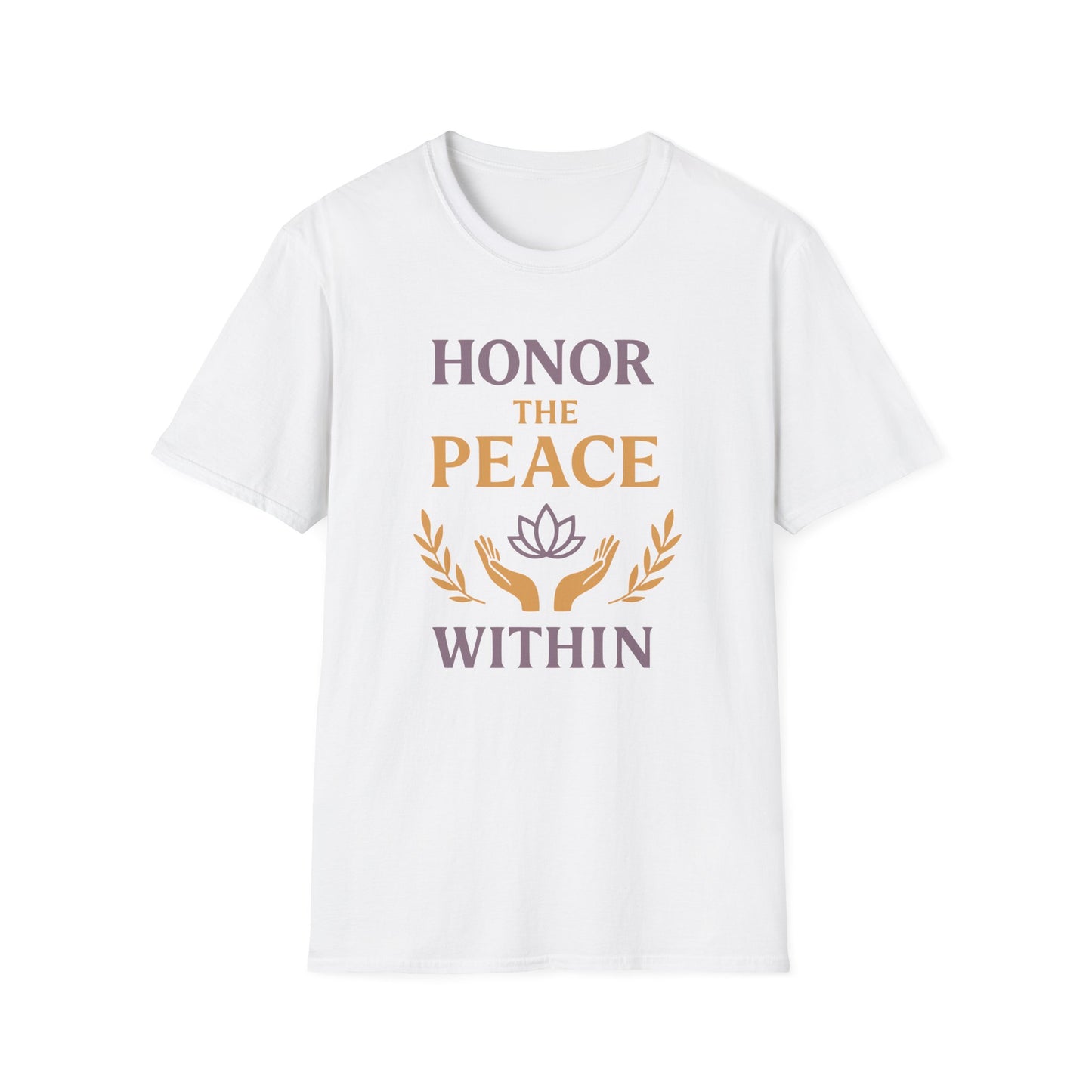 Honor The Peach Within Tee - Yoga Inspired Design