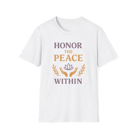 Honor The Peach Within Tee - Yoga Inspired Design