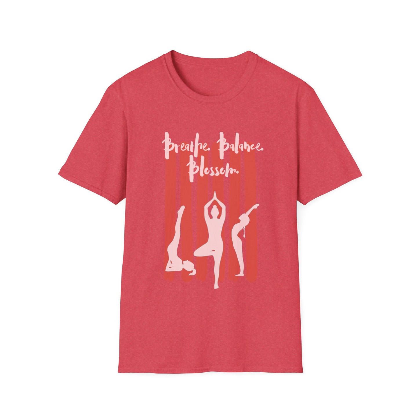 Breathe Balance Blossom Tee - Yoga Inspired Design