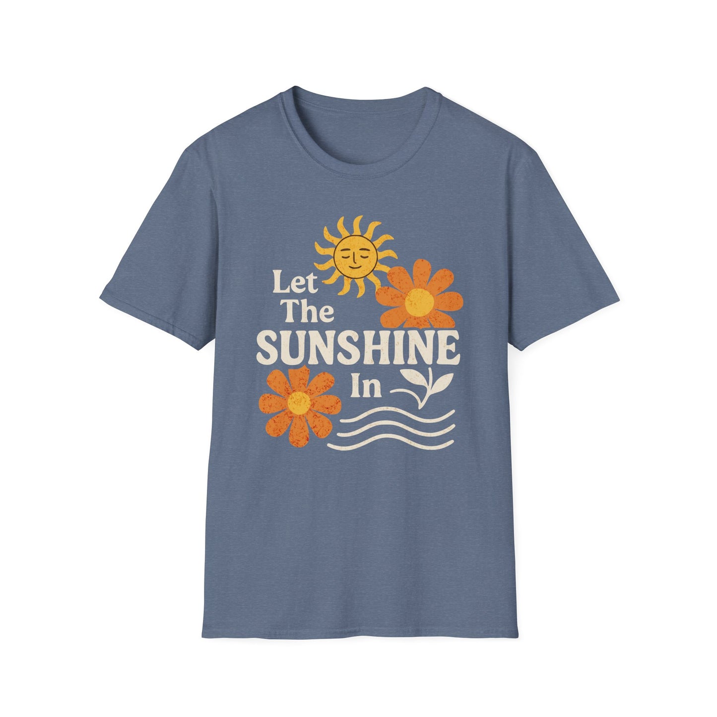 Let The Sunshine In Tee - Yoga Inspired Design