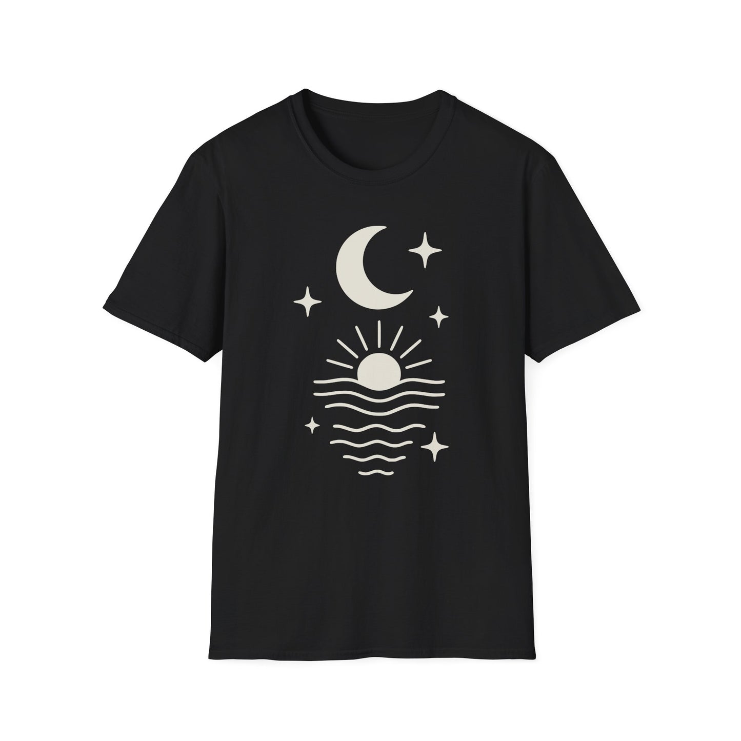 Lunar Flow Tee 2- Yoga inspired Design