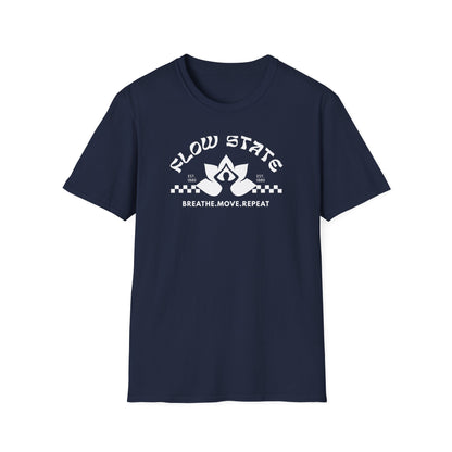 Flow State Breathe Move Repeat Tee2