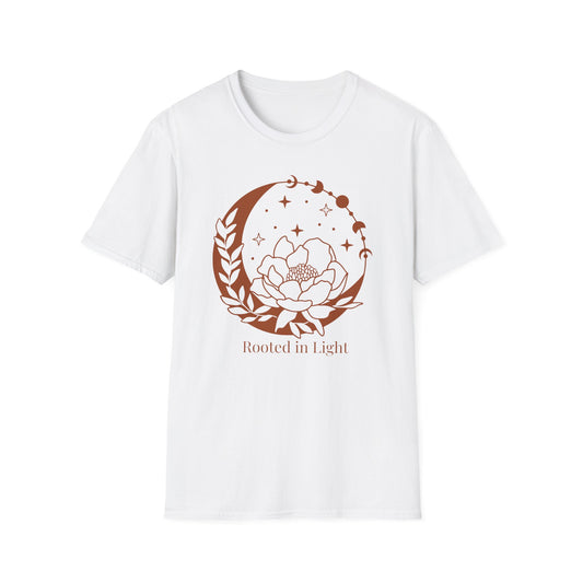 Rooted In Light Tee - Yoga Inspired Design