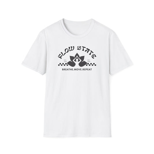 Flow State Breathe Move Repeat Tee2