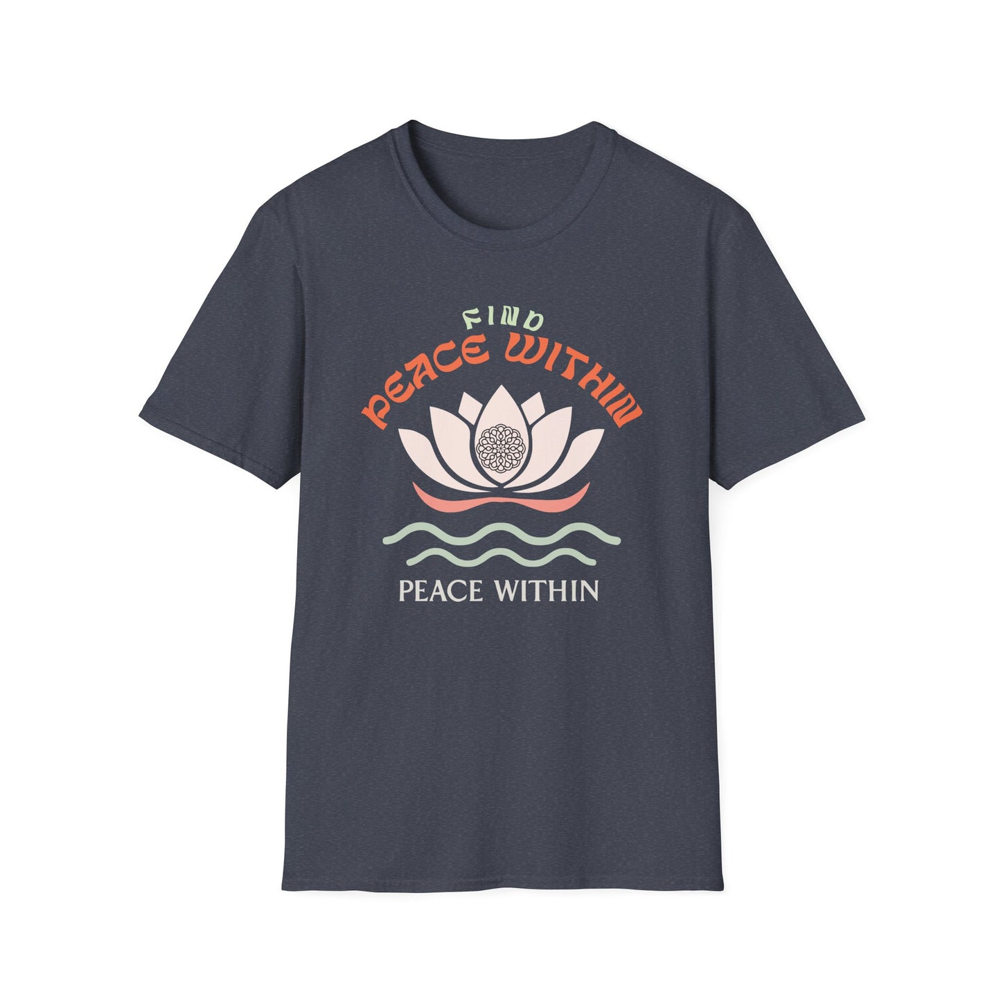 Find Peace Within Tee - Yoga Inspired Design